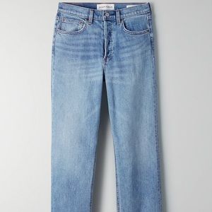 Aritzia Denim Forum The Arlo High Rise Straight